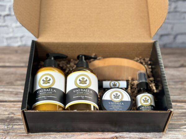 A box of products that are sitting in the box.