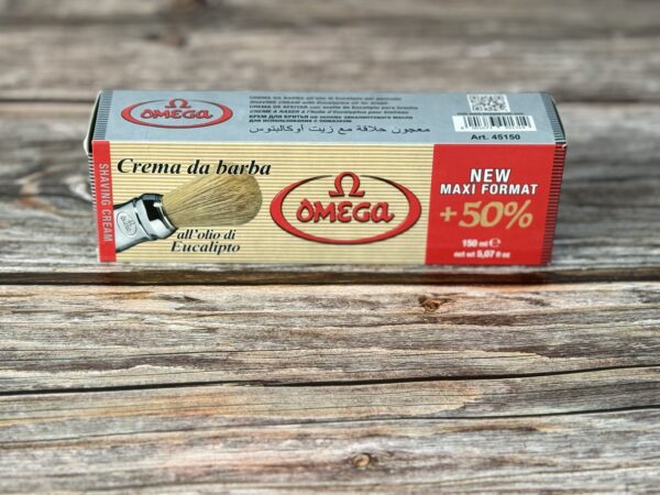 A box of bread on top of a wooden table.
